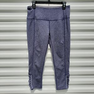 Mondetta blue herringbone patterned leggings